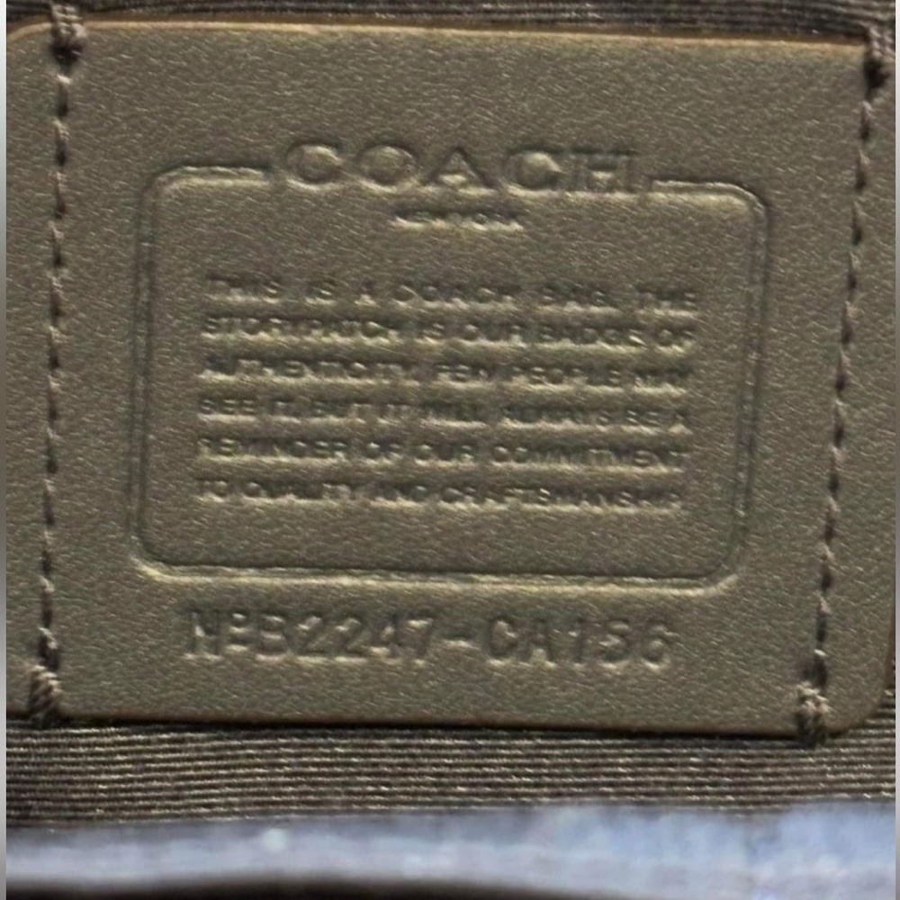 🌈 COACH RARE Court Backpack In Blocked Signature Canvas Colorblock MINT!! 💜💙💚💖 - Picture 13 of 17